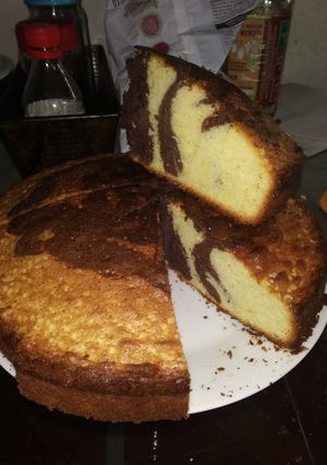 Una foto de Torta marmolada