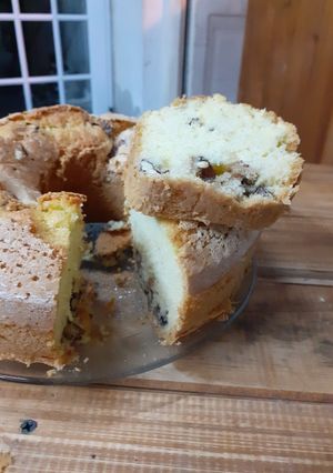 Una foto de Budín con nueces