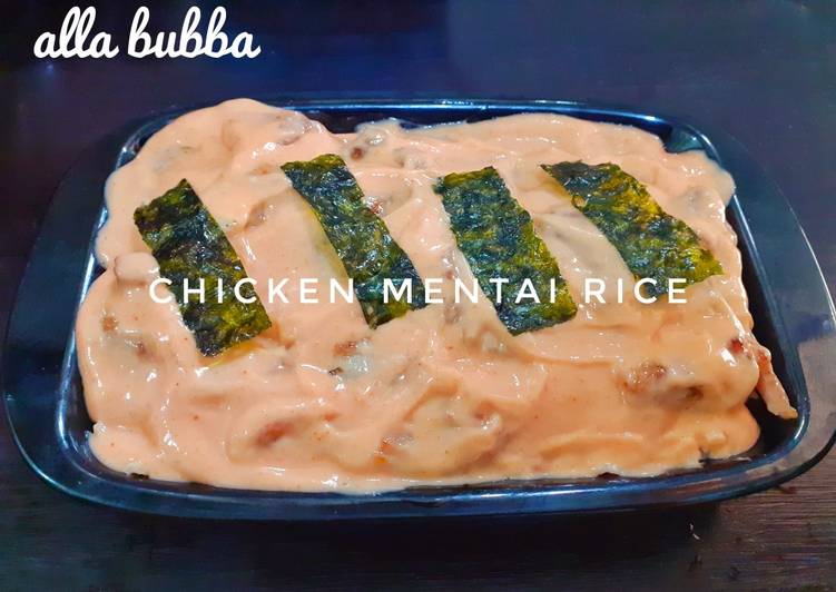 Bagaimana Menyiapkan Mentai chicken rice yang Sempurna