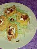 Croqueta de arroz con huevo