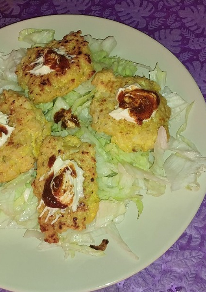 Una foto de Croqueta de arroz con huevo