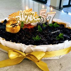 A picture of ❤️Birthday Blueberry cheesecake with no bake❤️.