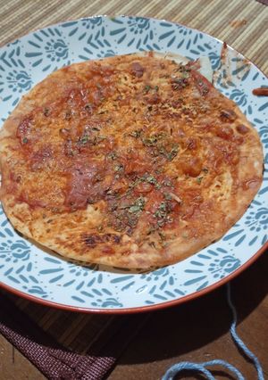 Una foto de Pizza con Rapiditas