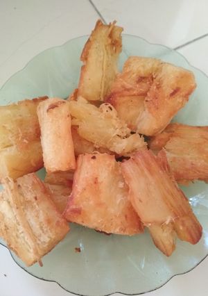 Foto resep Singkong goreng empuk merekah