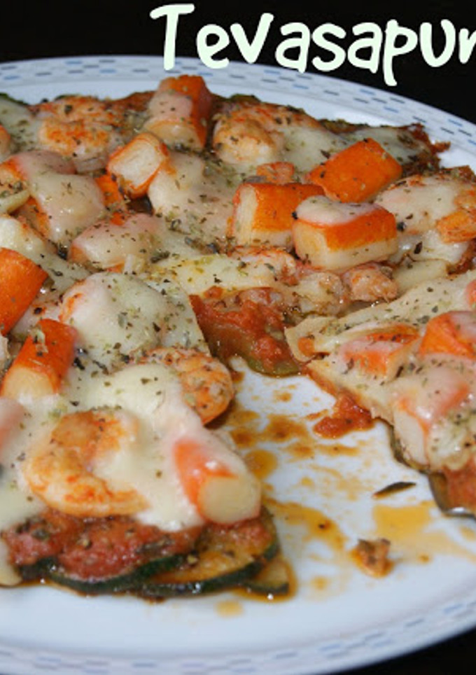 Una foto de Pizza marinera Estela