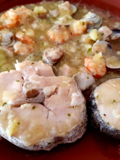 Una foto de Merluza en salsa verde
