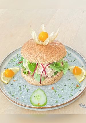 Une photo de Burger au thon
