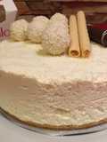 Tarta bombón Raffaello