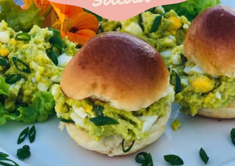 Recipe of Homemade Dairy-free avocado egg salad