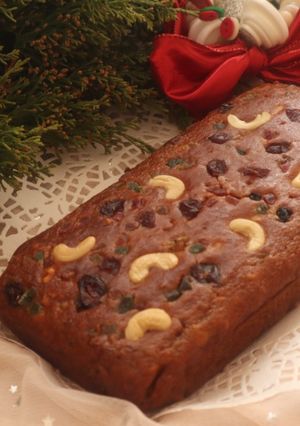 A picture of Christmas  Cake.