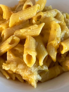 Una foto de Pasta calabacera