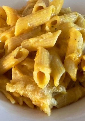 Una foto de Pasta calabacera