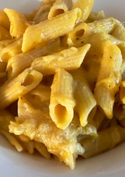 Una foto de Pasta calabacera