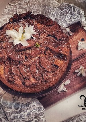 عکسی از دستور کیک سیب و دارچین