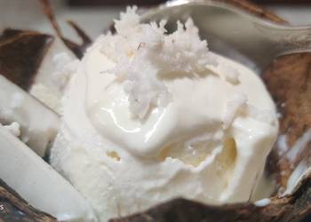 Popular Recipe Refreshing coconut ice cream Delicious Perfect Popular Recipe Refreshing coconut ice cream Delicious Perfect