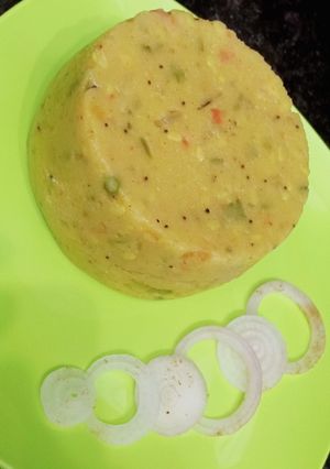 A picture of Veggi Rava Upma.