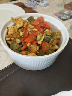 Una foto de Verduras en air fryer