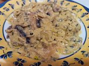 Una foto de espinacas con ricota