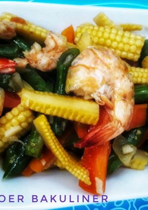 Foto resep Tumis buncis campur2 + udang