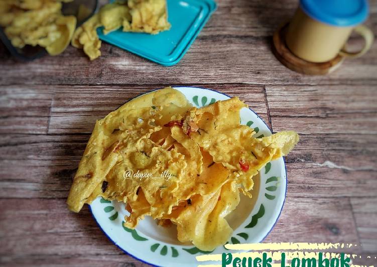 Resep Peyek lombok Anti Gagal