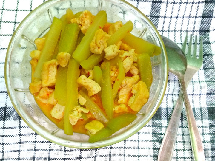 Ini dia! Resep memasak Sayur labu siam tahu kuah santan yang nagih banget