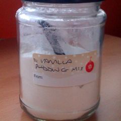 A picture of Vickys Homemade Vanilla Pudding Mix, GF DF EF SF NF.