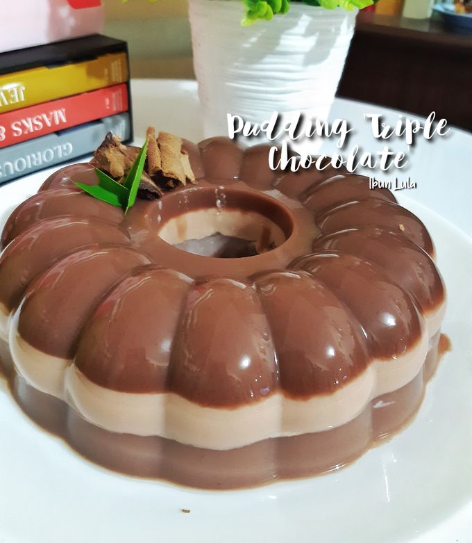 Foto resep Pudding 'Triple Chocolate'