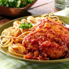 Skillet Chicken Cacciatore A picture of Skillet Chicken Cacciatore.