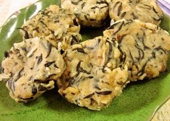 Easiest Way to Prepare Appetizing Soft  Chewy Soba Flour and Tofu Dango with Hijiki Seaweed