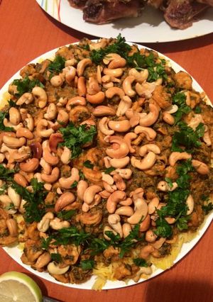 صورة لوصفة طريقة عمل رز بالقريدس