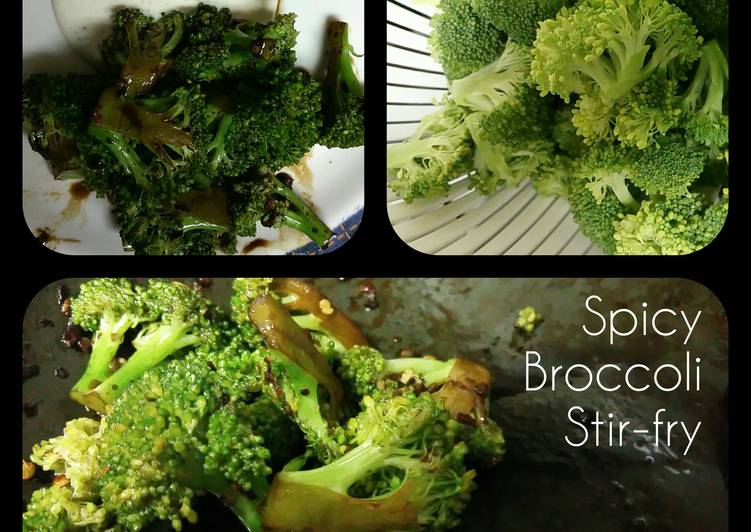 Easiest Way to Prepare Homemade Spicy Broccoli Stir-fry