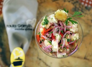 Foto de Ceviche vegano de abacaxi de Marataízes