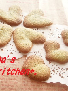 A picture of Crispy Matcha French Biscuits (Langue de Chat).