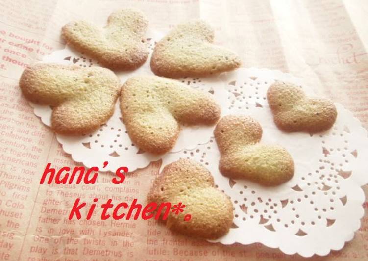 Steps to Prepare Perfect Crispy Matcha French Biscuits (Langue de Chat)