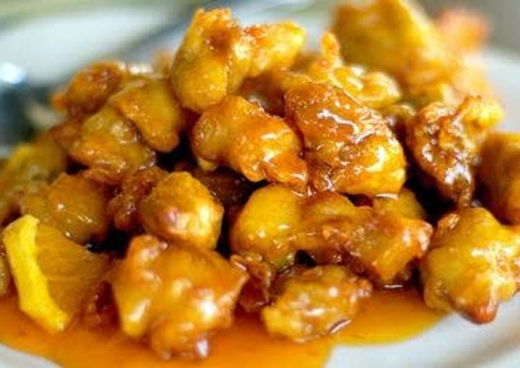 Recipe of Speedy Chicken with Orange Souce