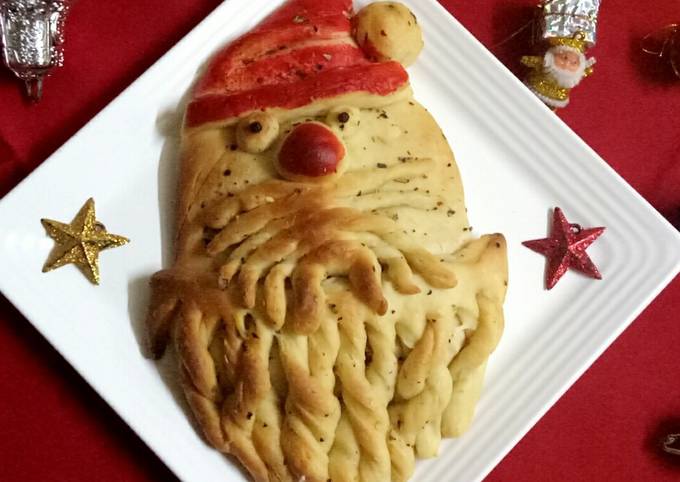 Simple Way to Make Speedy Garlic Bread Santa