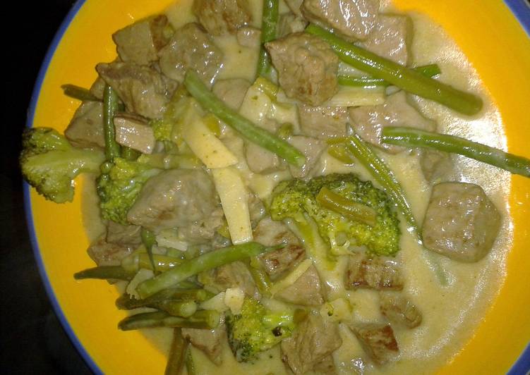 Recipe of Homemade Thai Green Broccoli Beef