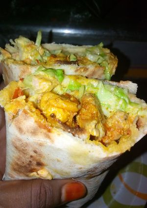 Chicken shawarma ainihin hoton girkin