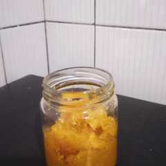รูปของ Selesai nanas simpel 2 bahan tanpa blender