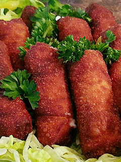 A picture of Mike's Foolproof Mozzarella Sticks.