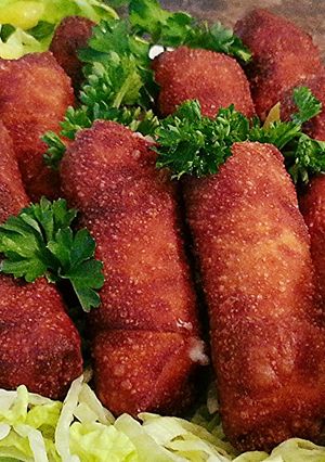 A picture of Mike's Foolproof Mozzarella Sticks.