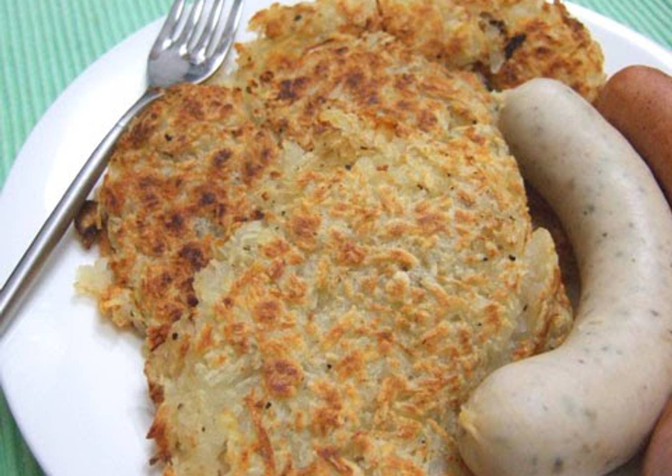 Recipe of Super Quick Homemade Simple Rösti (Hash Browns)