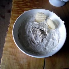 A picture of Mother in law's garlic dip.