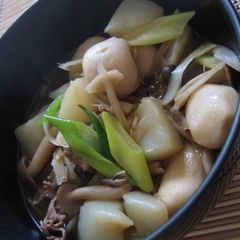 A picture of A Quintessential Autumn Dish! ! Imoni (Simmered Potatoes), a Regional Speciality from Yamagata.