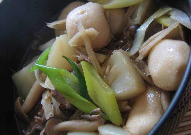 Recipe of Speedy A Quintessential Autumn Dish! ! Imoni (Simmered Potatoes), a Regional Speciality from Yamagata
