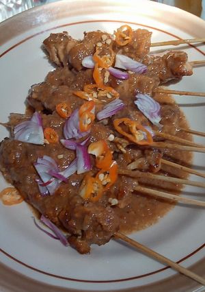 Foto resep Sate ayam bakar batu