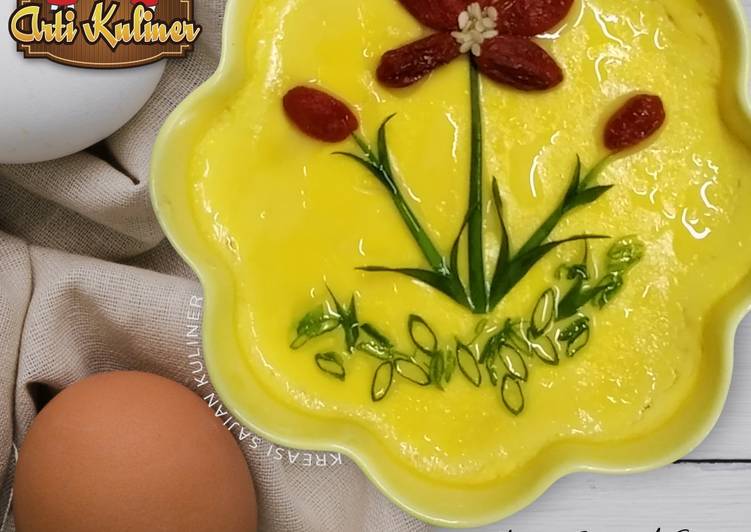 Langkah Mudah untuk Menyiapkan Chinese steamed egg yang Bisa Manjain Lidah