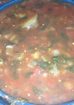A picture of Crockpot Vegetable Soup (low salt).