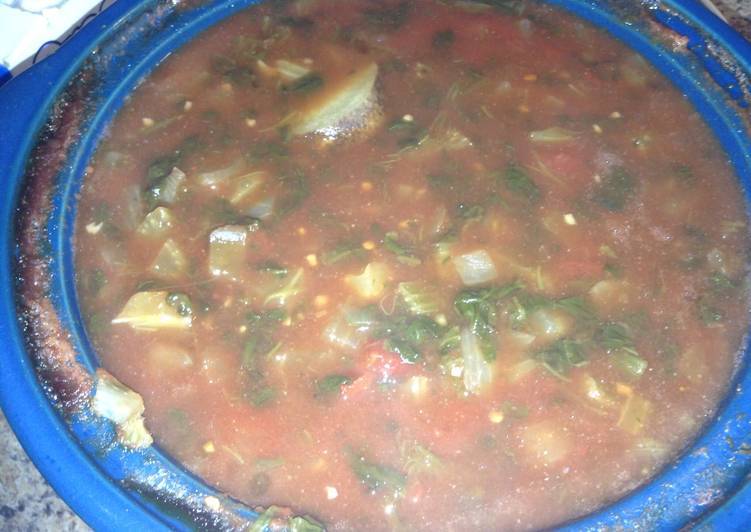 Step-by-Step Guide to Prepare Ultimate Crockpot Vegetable Soup (low salt)