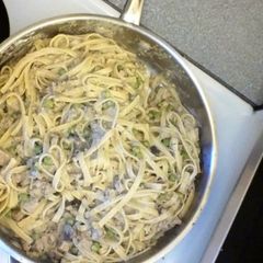 A picture of Leftover Beef Stroganoff.